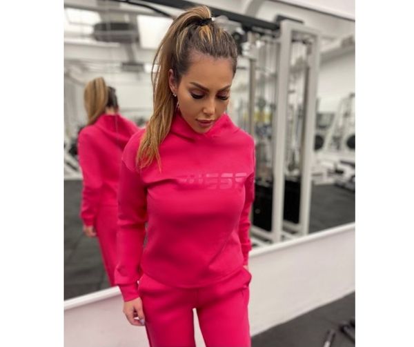 GUESS БЛУЗА ТИП СУИЧЕР HOODIE STRAWBERRY ACTIVE SPRING COLLECTION 2022